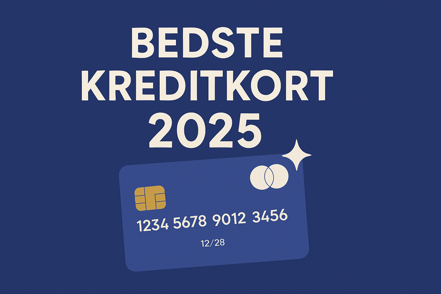 bedste kreditkort 2025