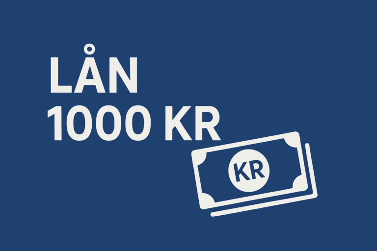 lån 1000 kr