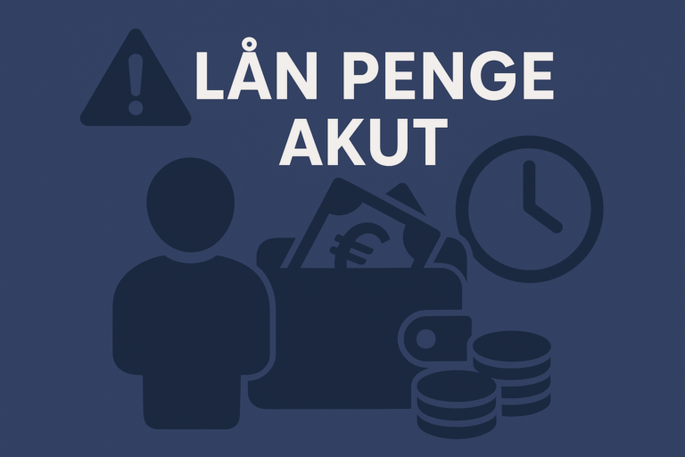 lån penge akut