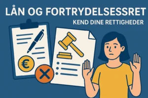 Lån og fortrydelsesret – kend dine rettigheder