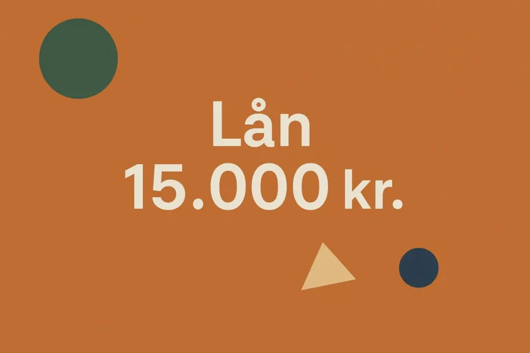 Lån 15000 kr.