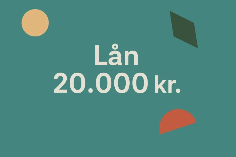 Lån 20000 kr.