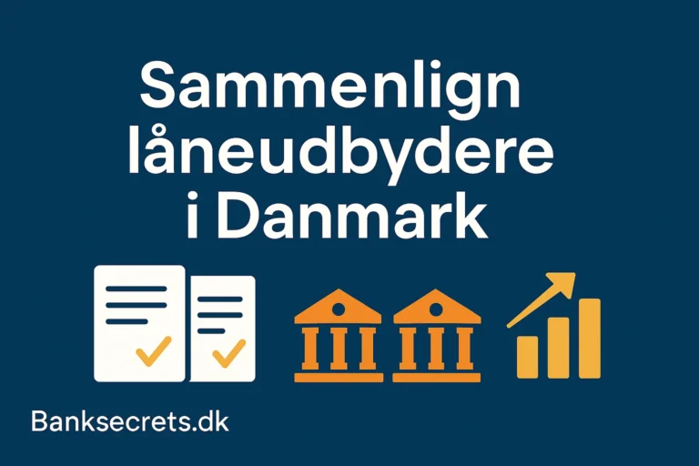 Sammenlign låneudbydere